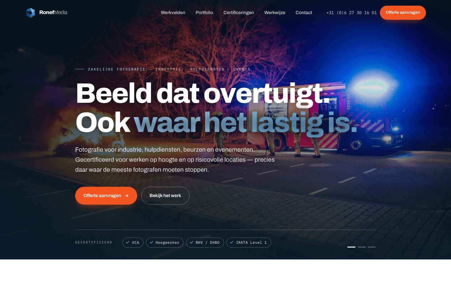 RonefMedia — Portfoliowebsite